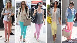 Some Stylish Celebs Rockin' the Colored Pant Trend!